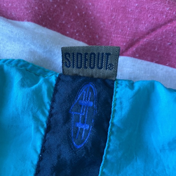 Vintage 90s Men’s Purple & Blue Sideout Swimtrunks - Picture 3 of 7